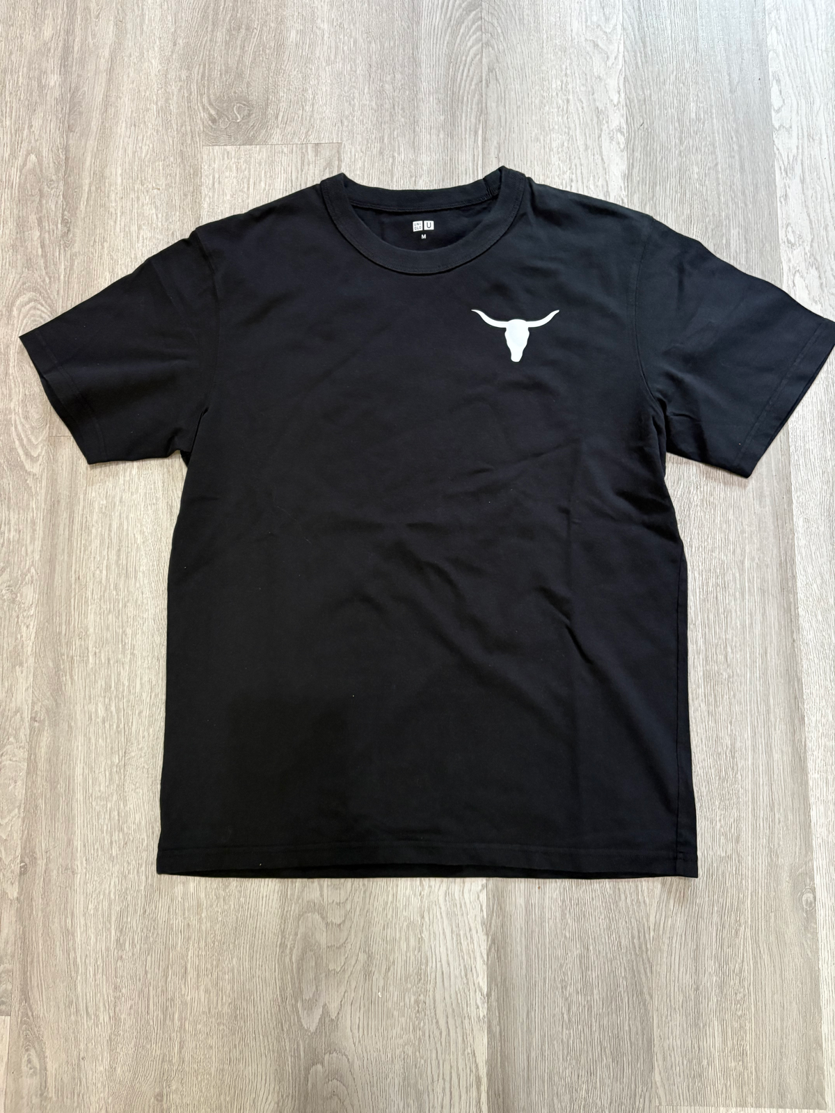 Crazy West stamped men's shirt - Black