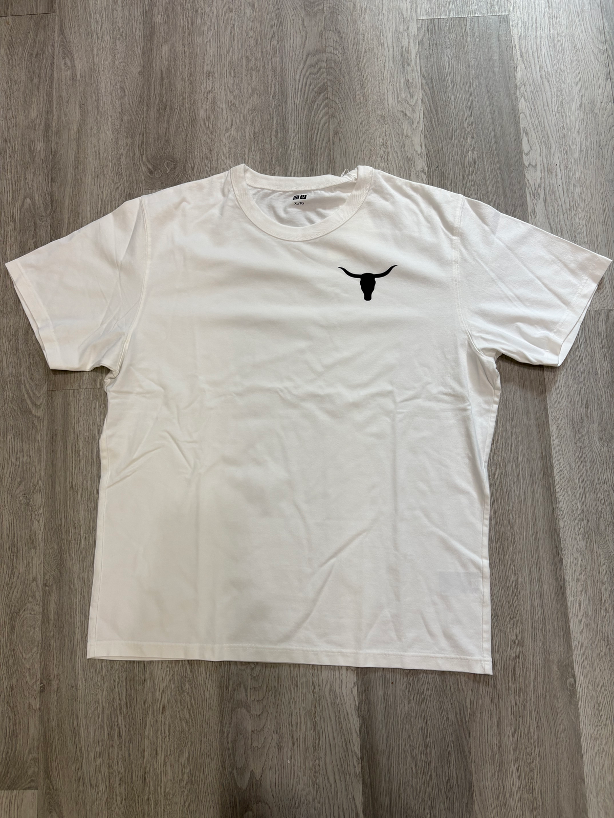 Crazy West stamped men's shirt - White