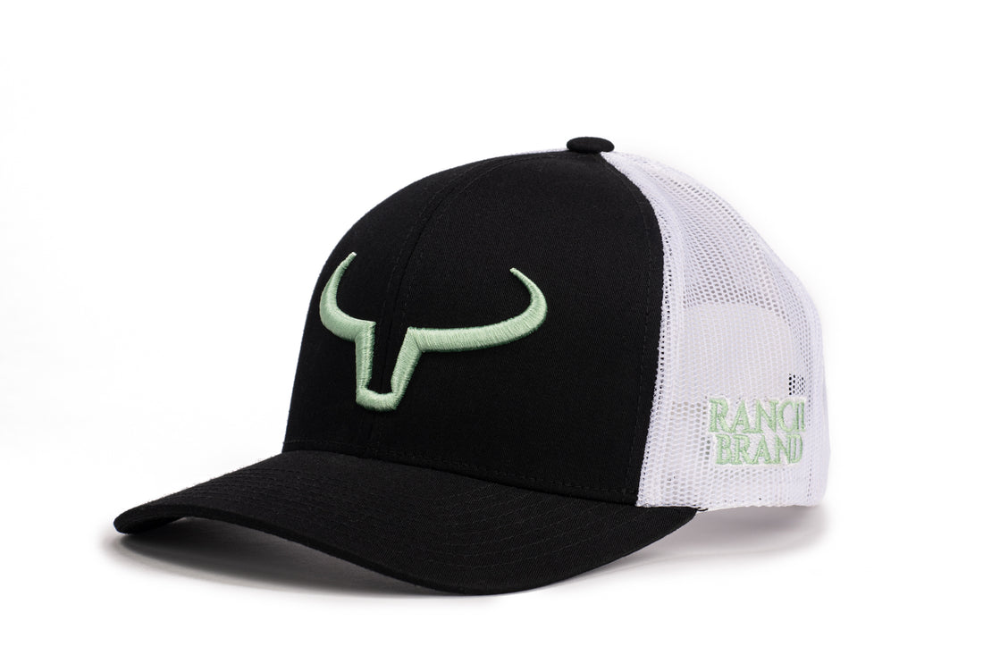 Ranch Brand Rancher - Black & White Mesh | Mint Logo