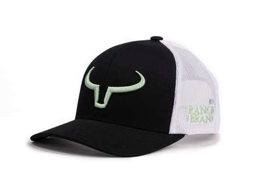 Ranch Brand Rancher - Black & White Mesh | Mint Logo