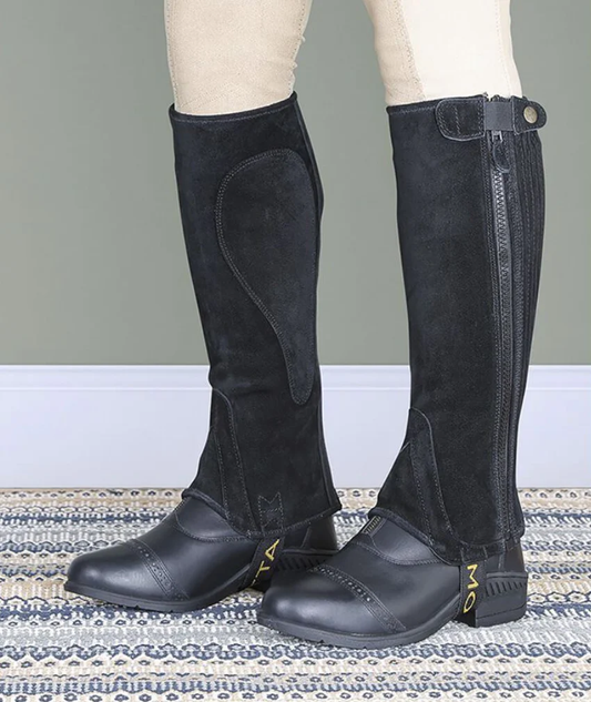 Mini-chaps en daim Moretta