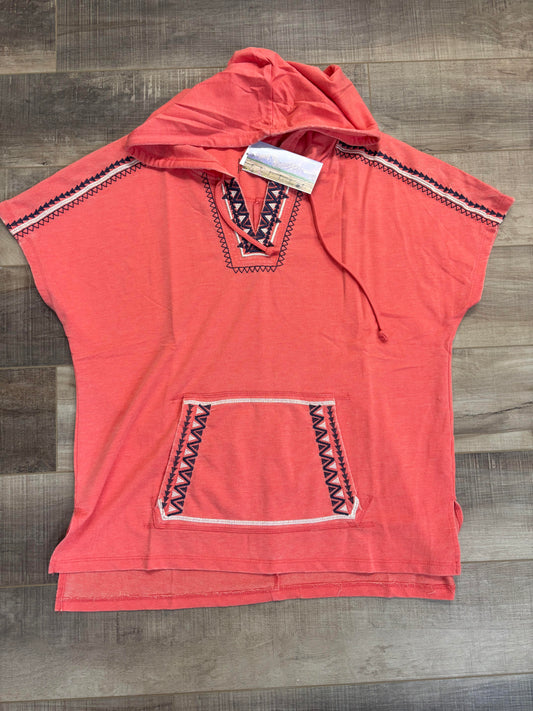 Panhandle coral short sleeve hoodie *SALE*