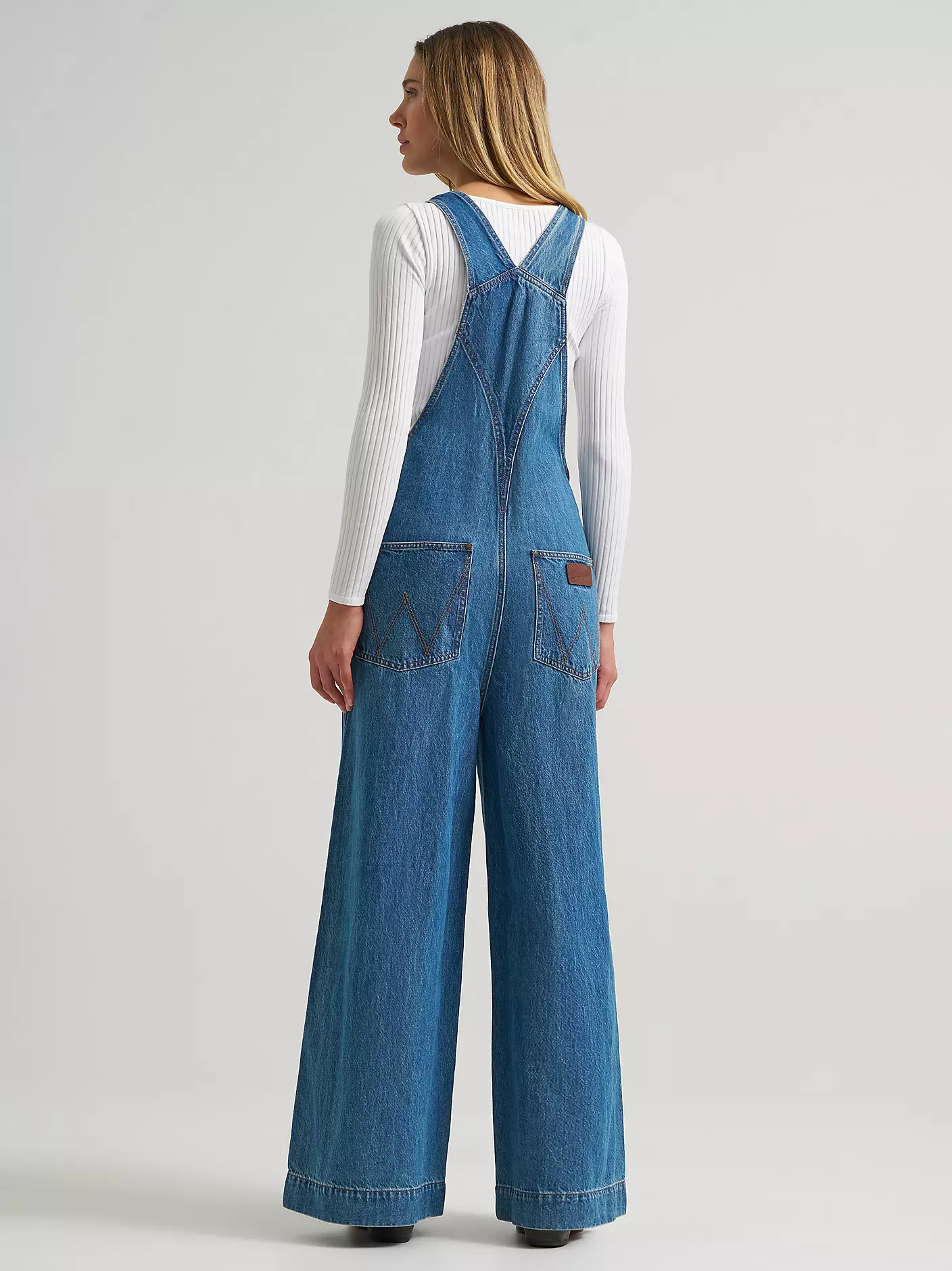 Wrangler Retro® Bailey Wide Leg Overalls - Denver