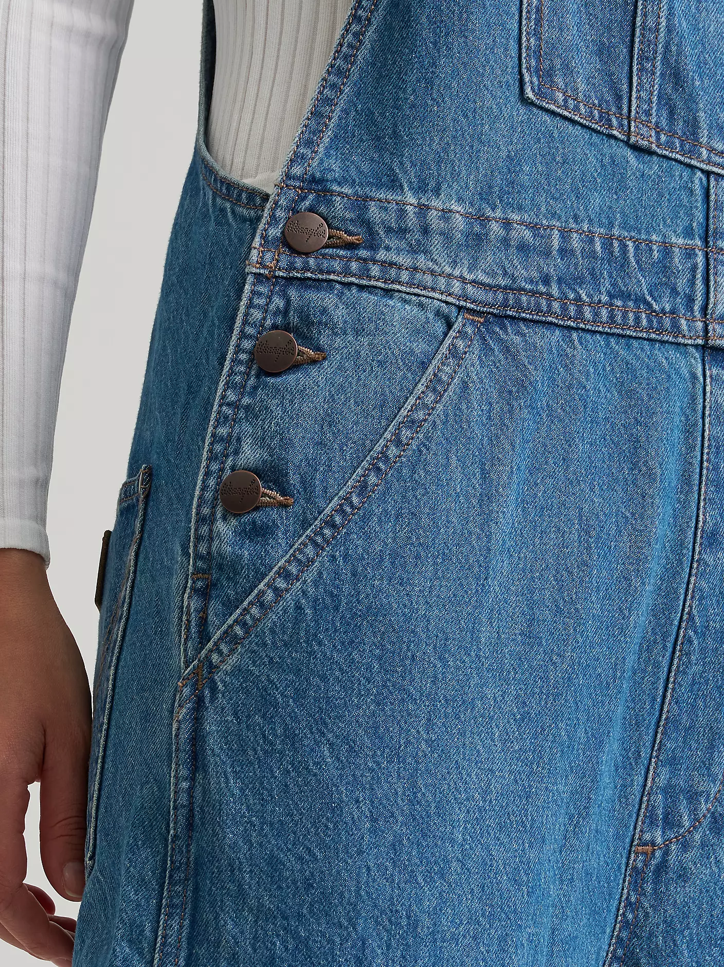 Wrangler Retro® Bailey Wide Leg Overalls - Denver