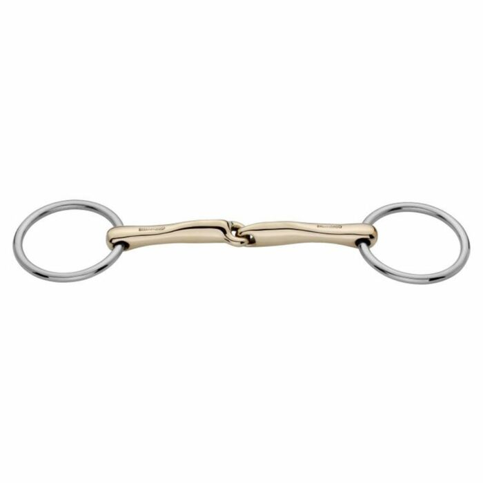 Sprenger Novocontact sensogan singler jointed loose ring bit - 125cm
