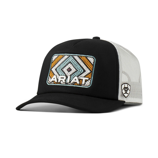 Ariat women's embroidered patch logo cap
