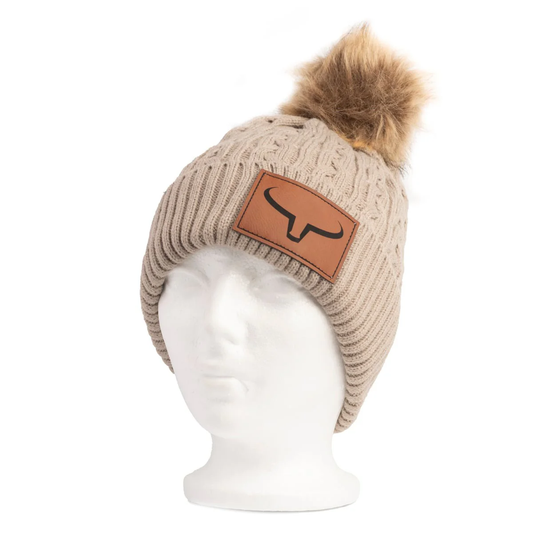 Ranch Brand Fur pompom hat (+2 colors)