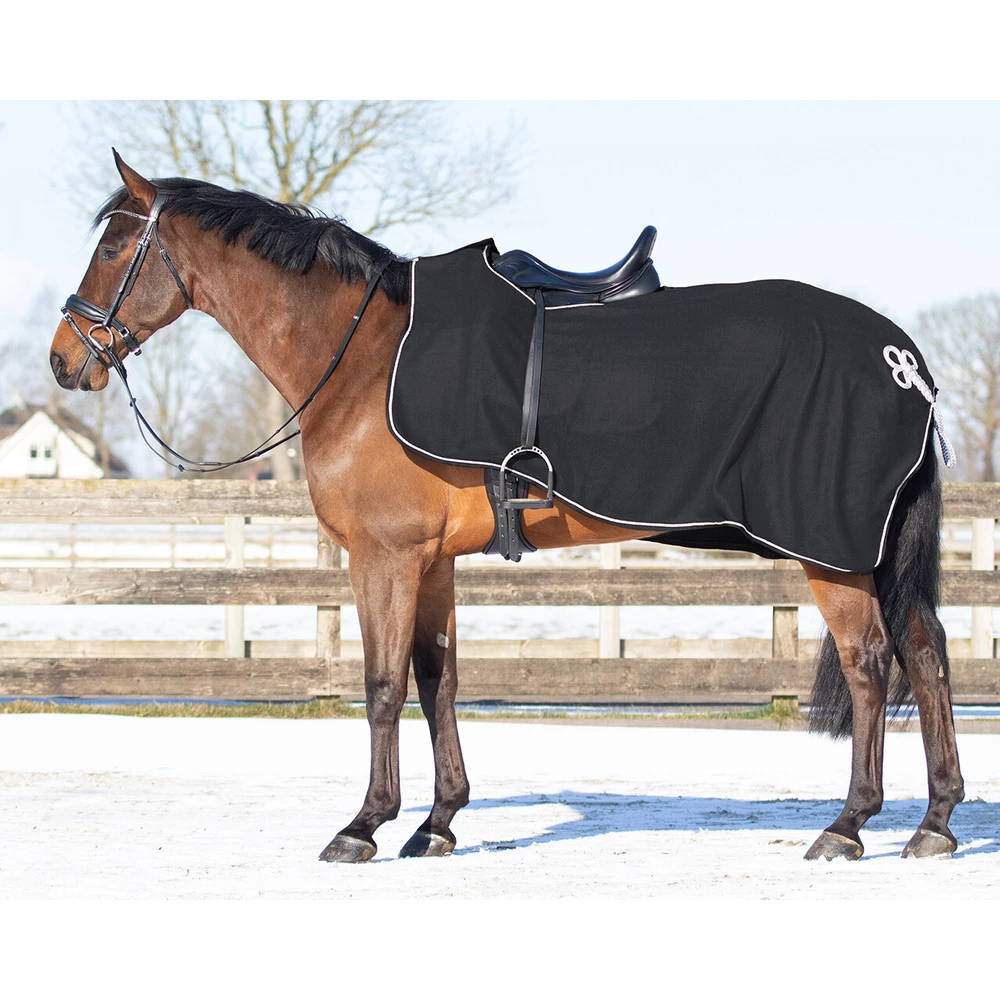 QHP exercise fleece rug