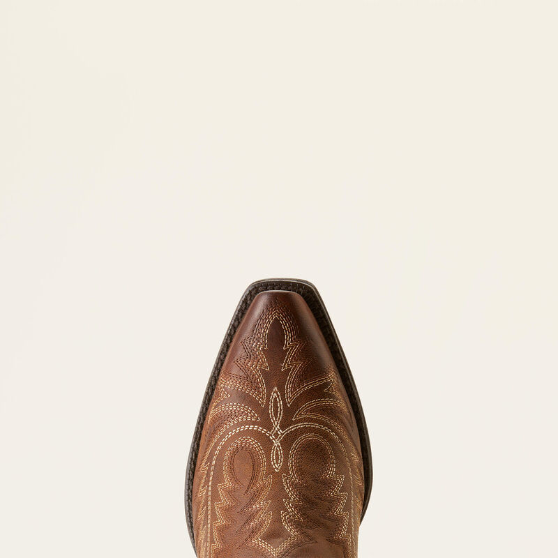 Ariat Round Up Collins D Toe Western Boot - Rafter Tan