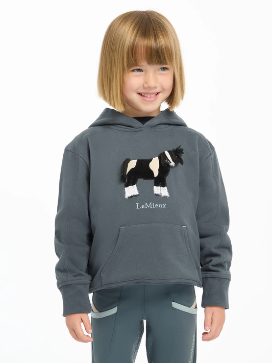 Sweat à capuche LeMieux mini Romi - Pétrole
