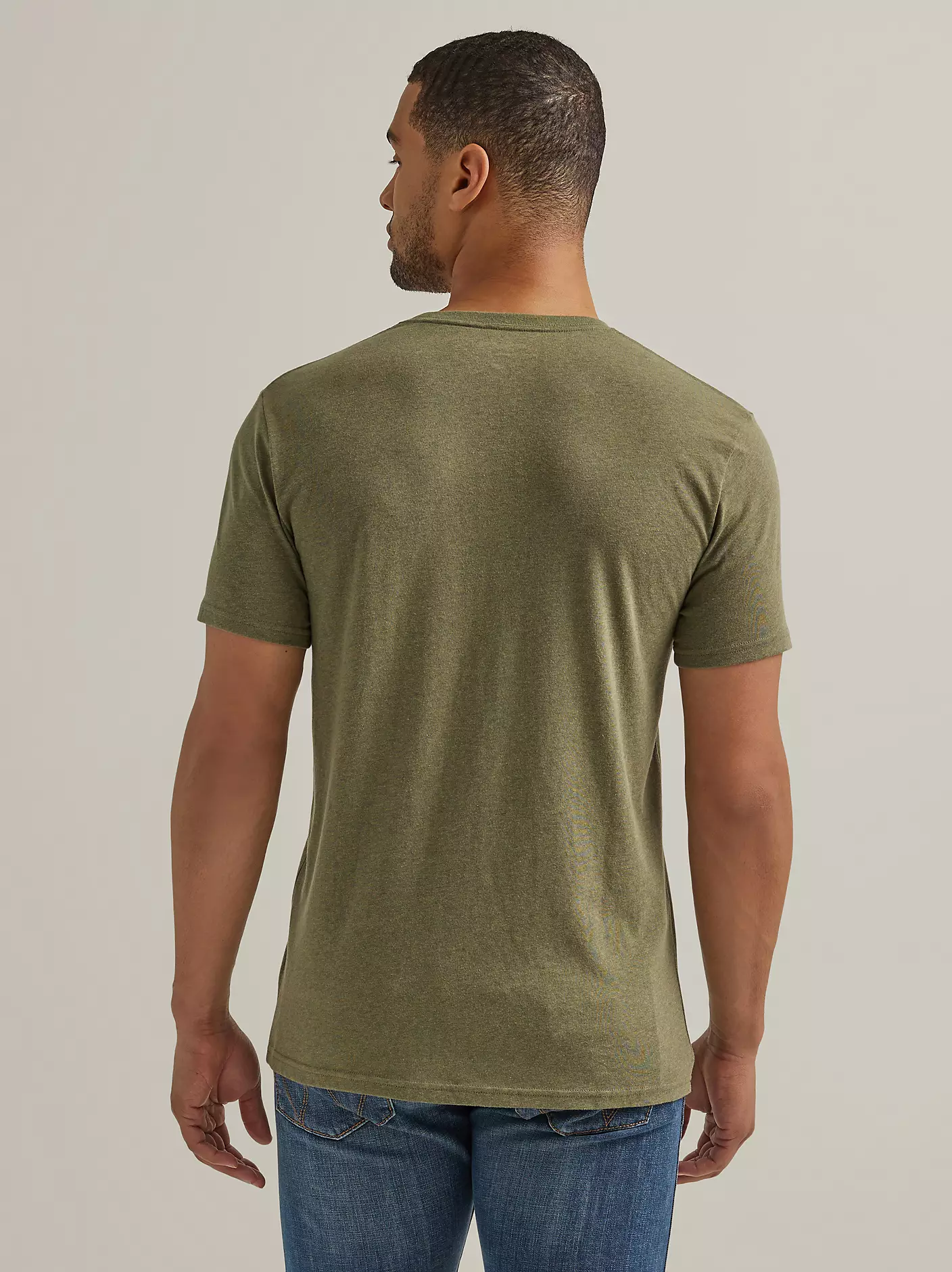 Wrangler Men's Kabel Logo T-Shirt - Sage