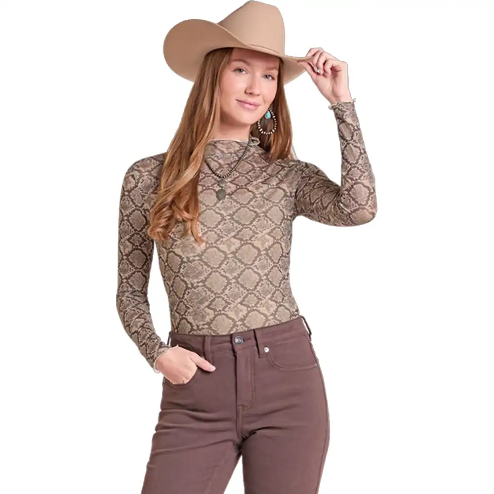Rock & Roll snake mesh top