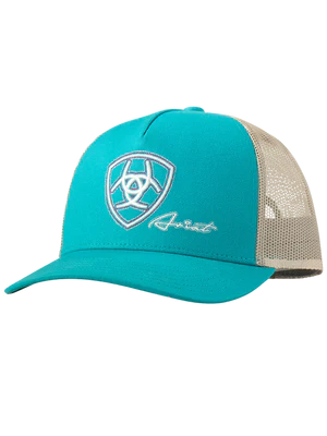Ariat women's turquoise embroded cap