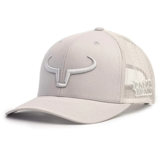 Ranch Brand Rancher cap - Silver & Mesh Silver | Logo Silver