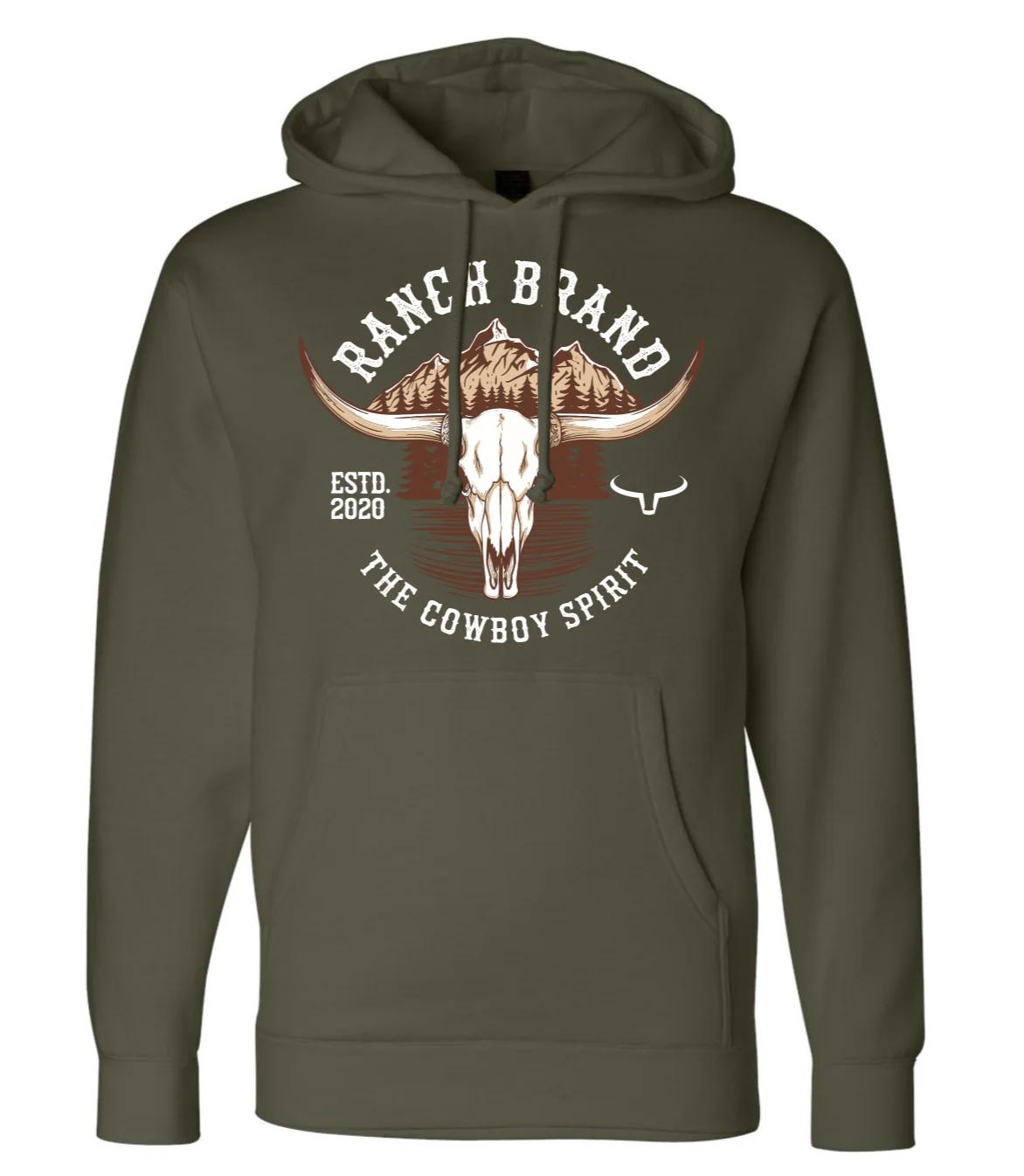 Ranch Brand Skull 6 hoodie