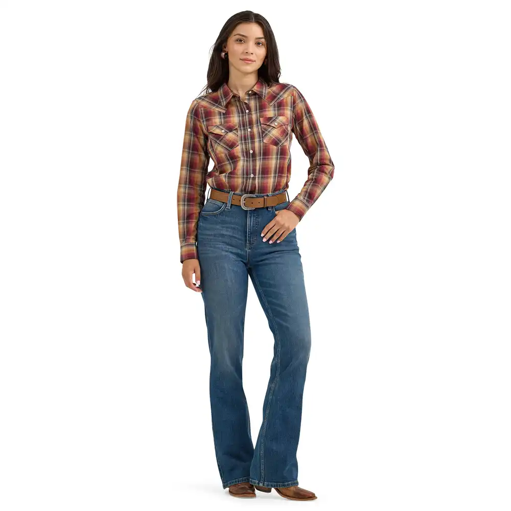 Wrangler Skylar Relaxed High Rise Riding Jean - Lena