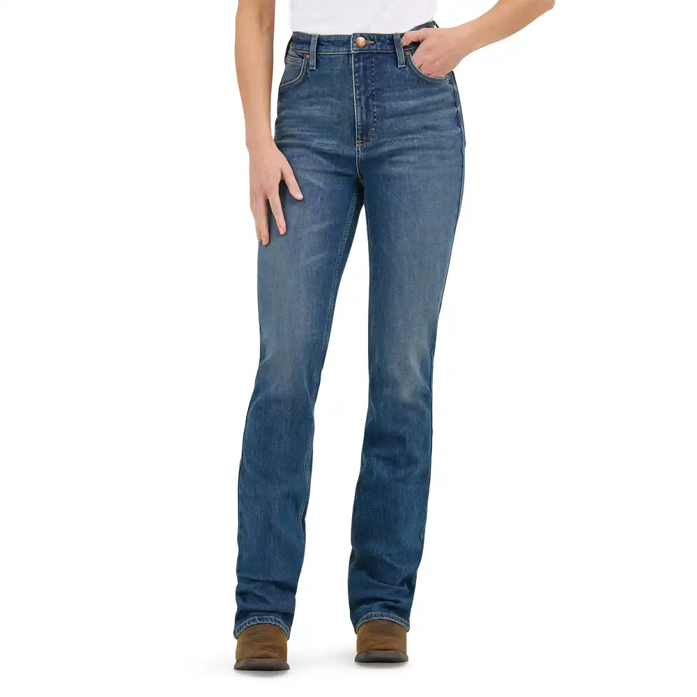 Wrangler Skylar Relaxed High Rise Riding Jean - Lena