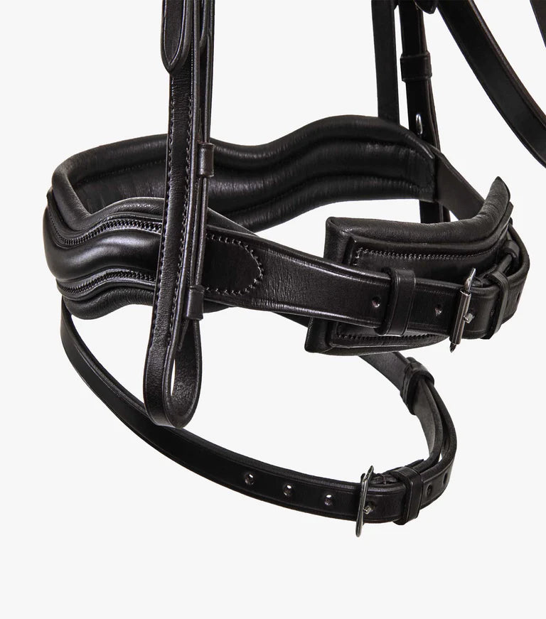 Premier Equine Stellazio Anatomic Snaffle bridle with flash