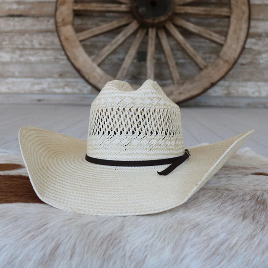 Twister natural jute straw 10x hat