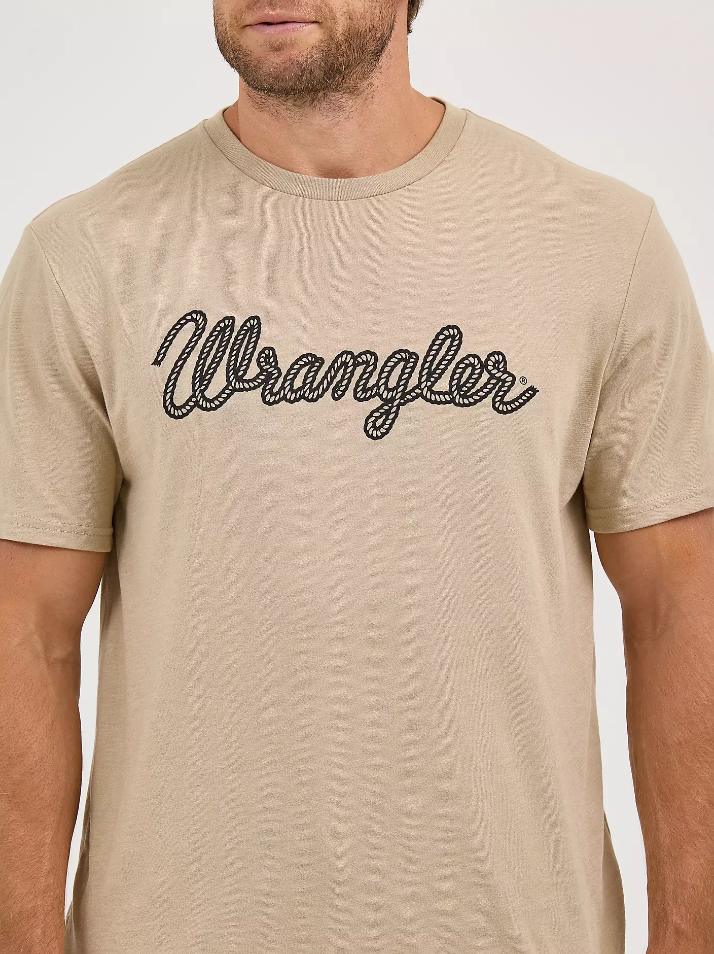 Wrangler Men's Rope Logo T-Shirt - Trenchcoat