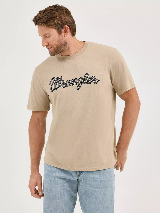 Wrangler Men's Rope Logo T-Shirt - Trenchcoat