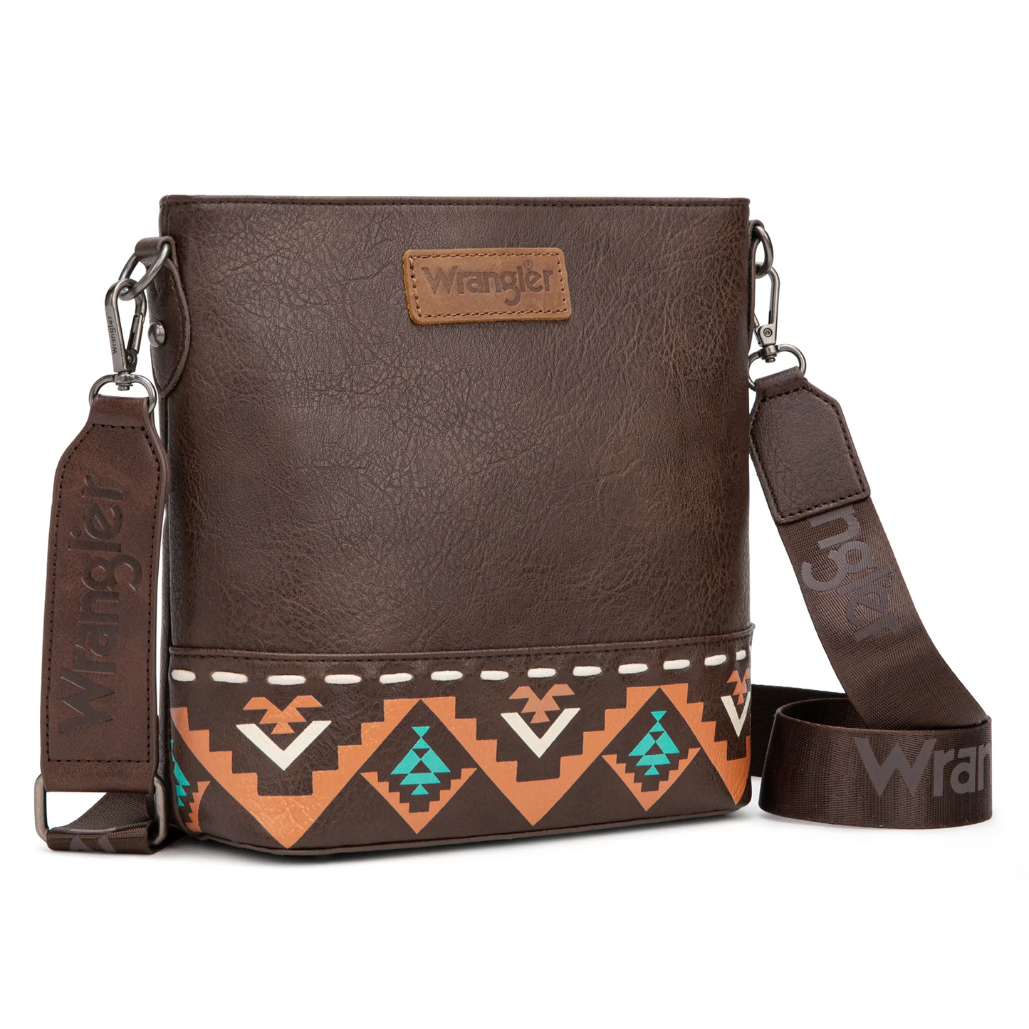 Wrangler Aztec Print Crossbody Bag - (2 colors)