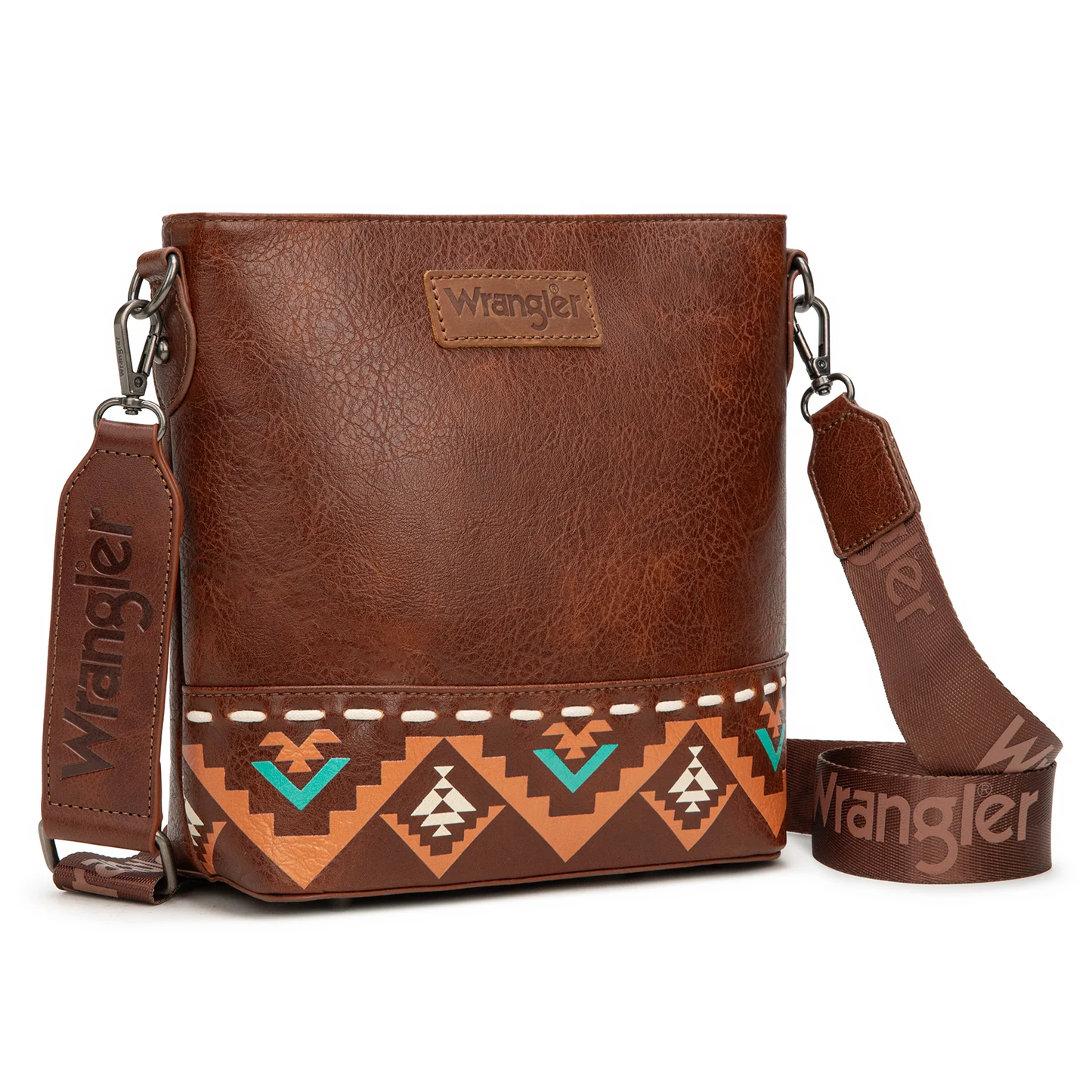 Wrangler Aztec Print Crossbody Bag - (2 colors)
