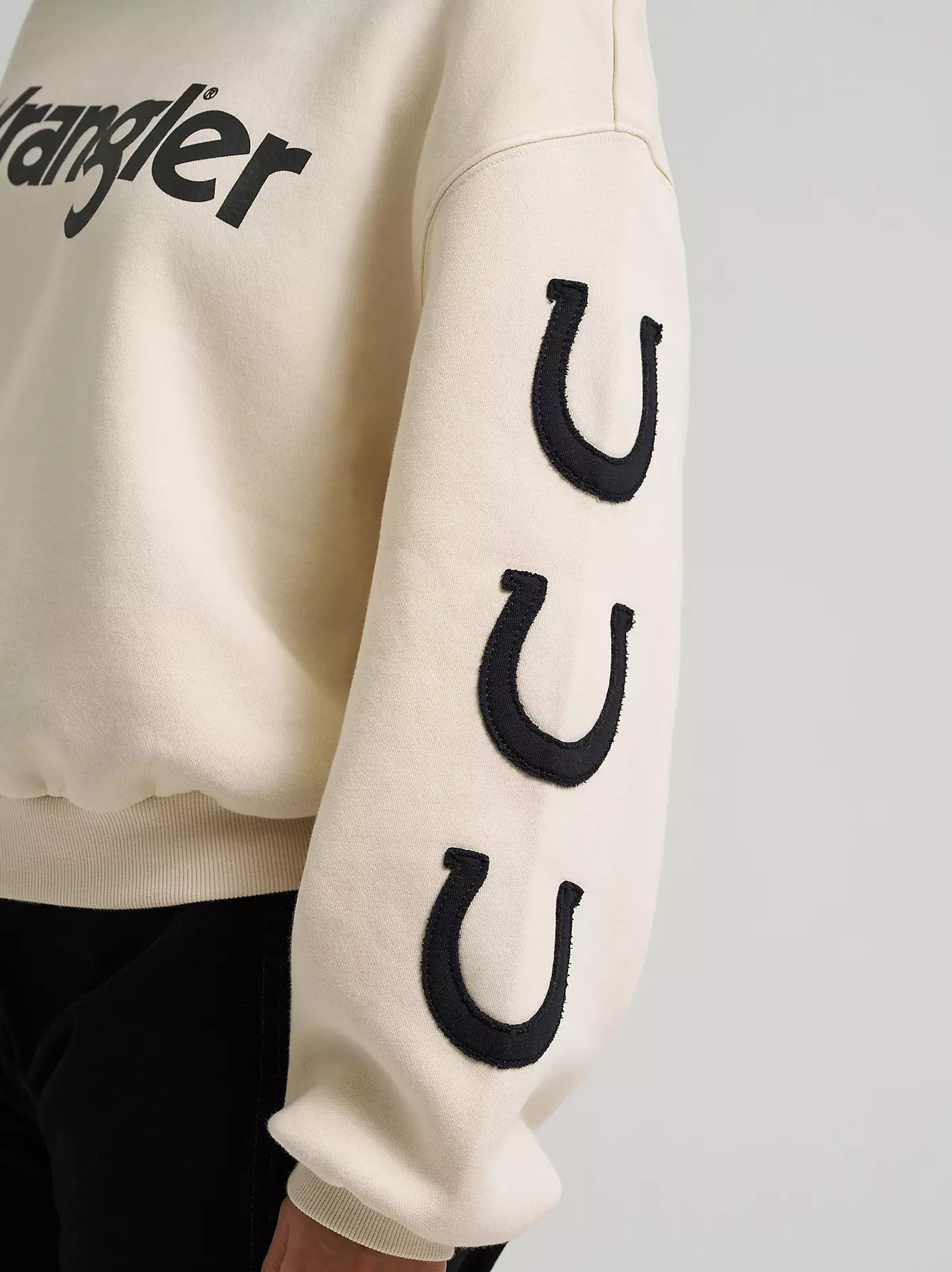 Wrangler Lucky logo crew sweatshirt - White