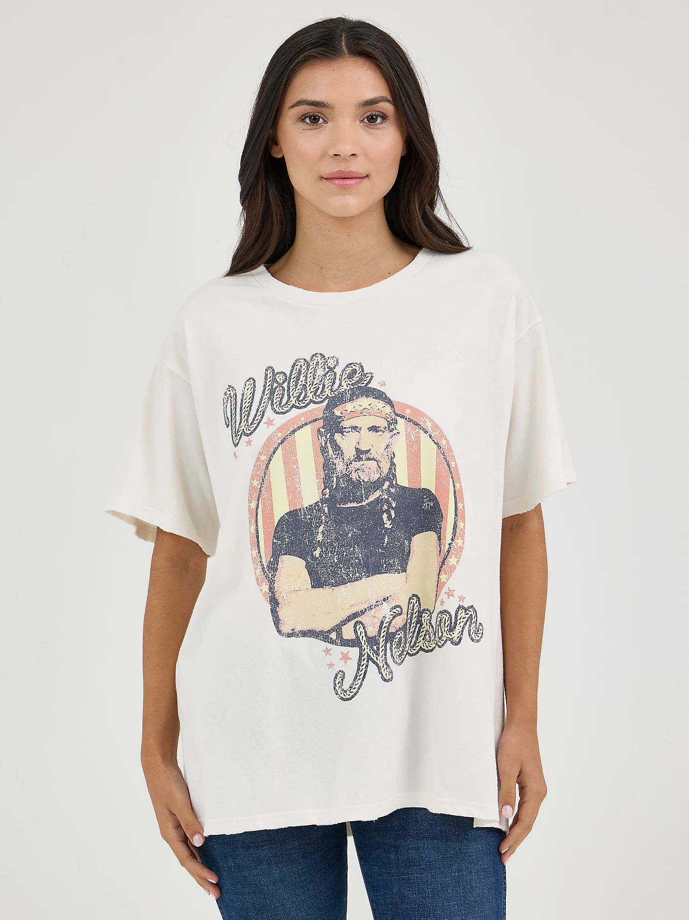 Wrangler Willie Nelson Oversized Band Tee