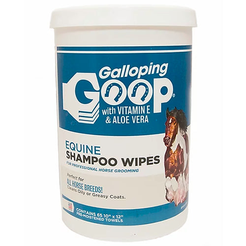 Galloping Goop degreaser cleaners are the best for removing dirt and grease from horses' coats. They will act on the coat, the body, the hair and the baleen and whiten the yellowing areas. They clean without removing the natural oils from the coat. They a