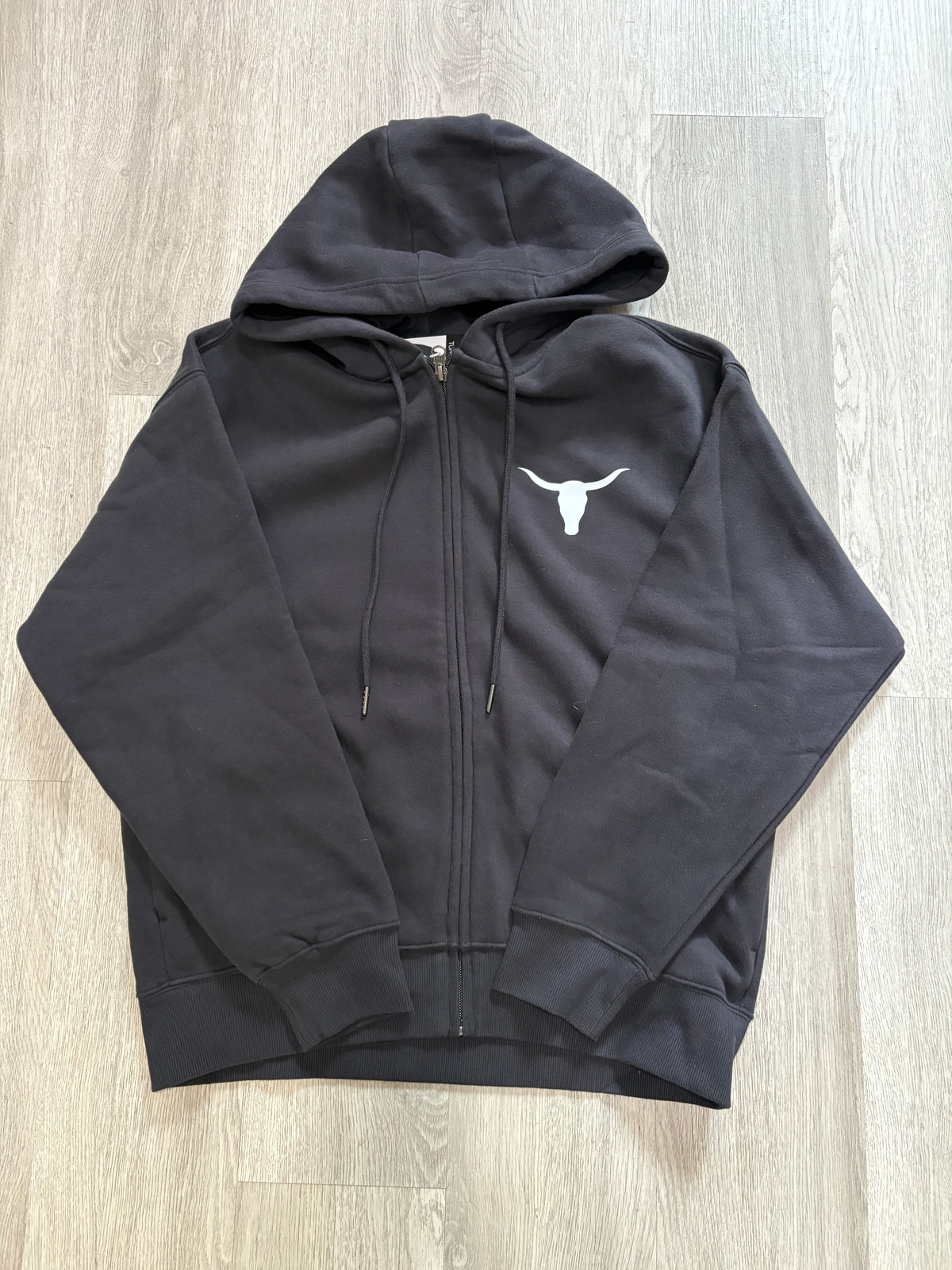 Crazy West women's zip hoodie - Black