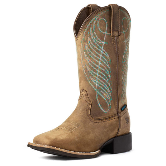 Botte western Ariat Round Up Wide Square Toe H2O 