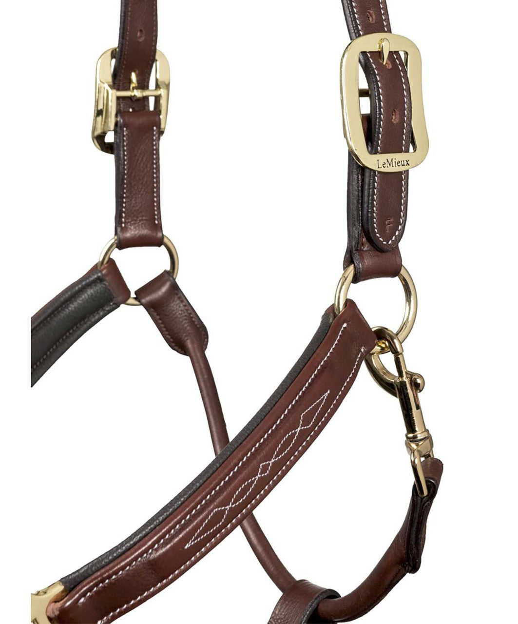 LeMieux stitched leather headcollar