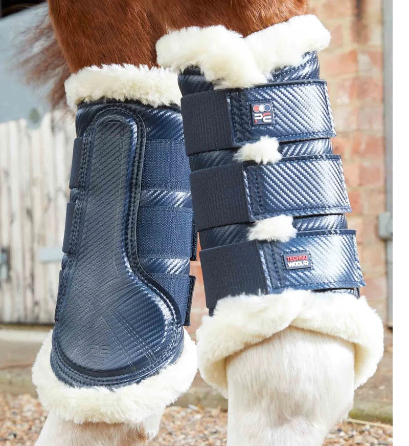 Premier Equine techno wool brushing boots