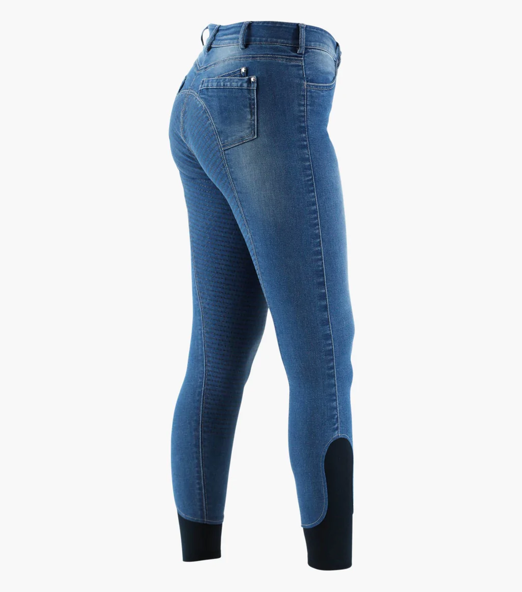 Pantalon siège renforcé en denim Premier Equine Gina - US24